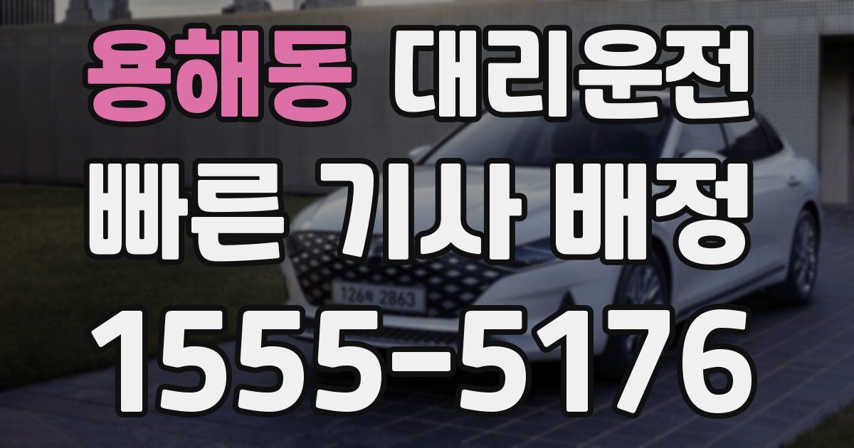 일일대리기사