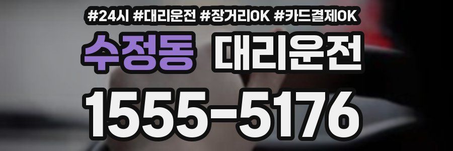 수정동 대리운전