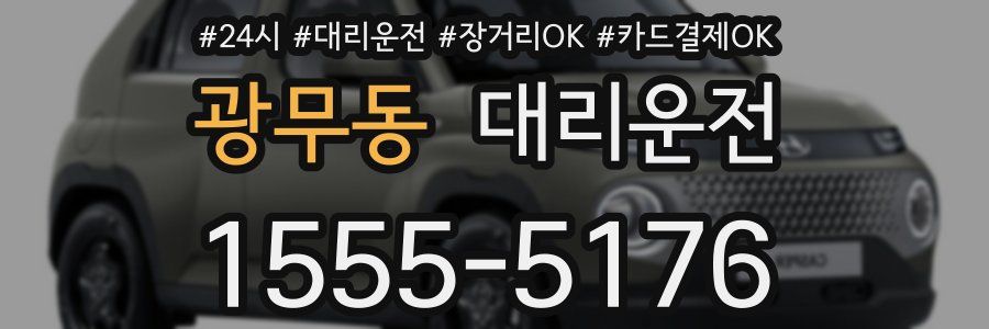 광무동 대리운전