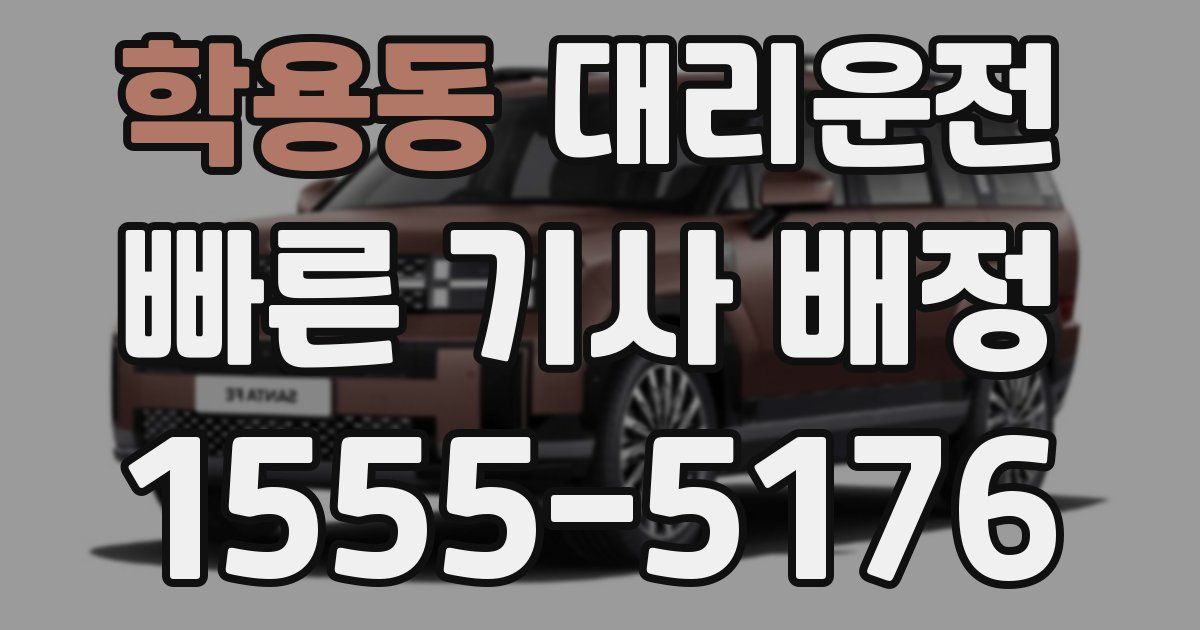 일일대리기사