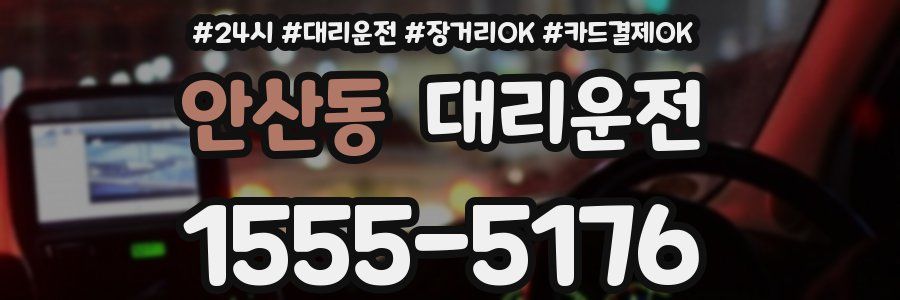 안산동 대리운전