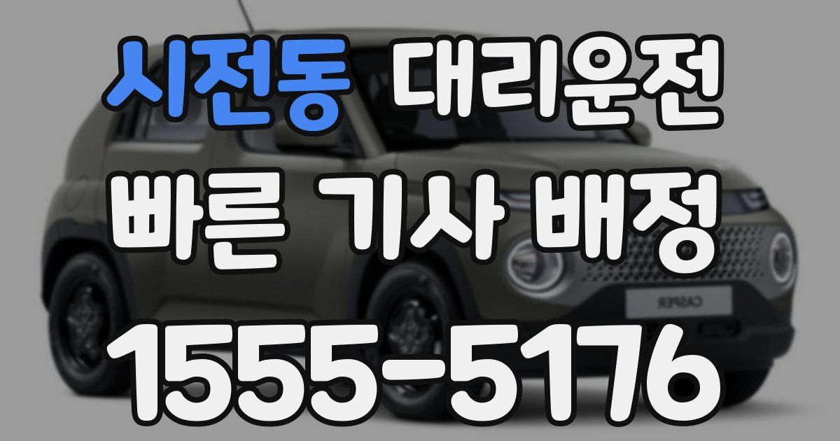 일일대리기사
