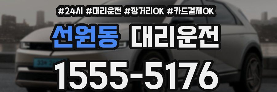 선원동 대리운전