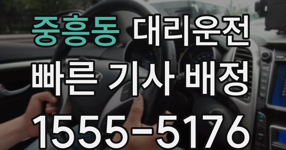 일일대리기사
