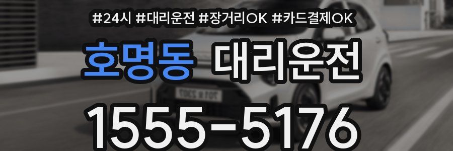 호명동 대리운전