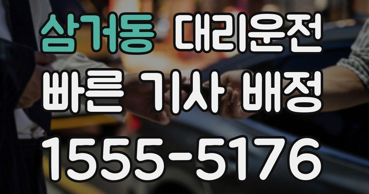 일일대리기사