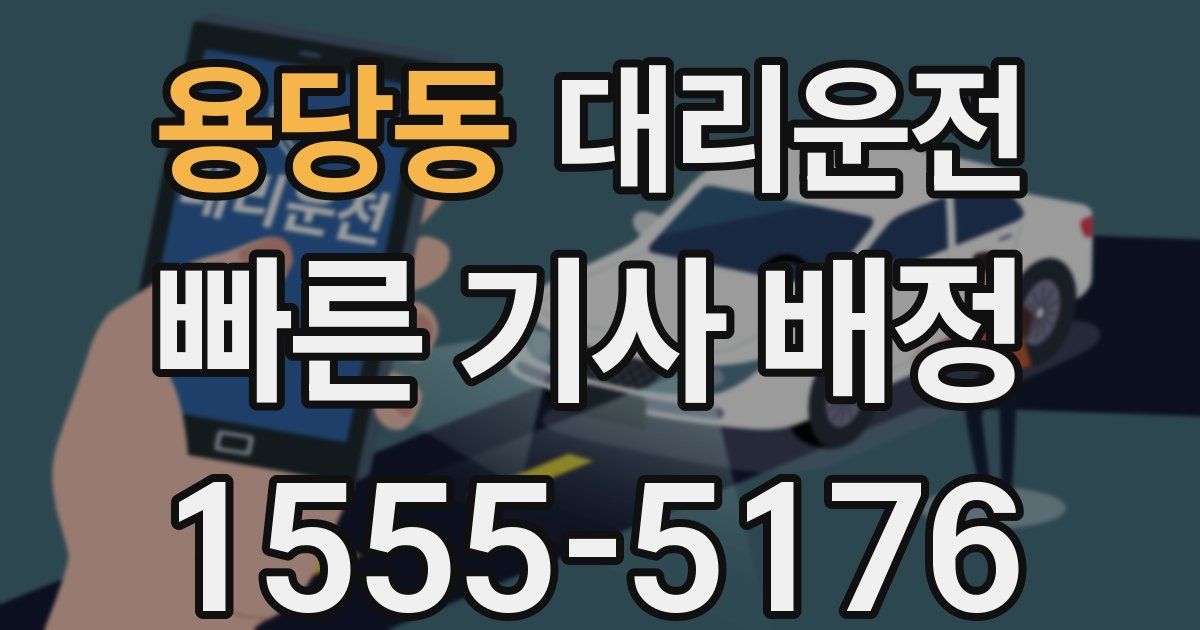 일일대리기사