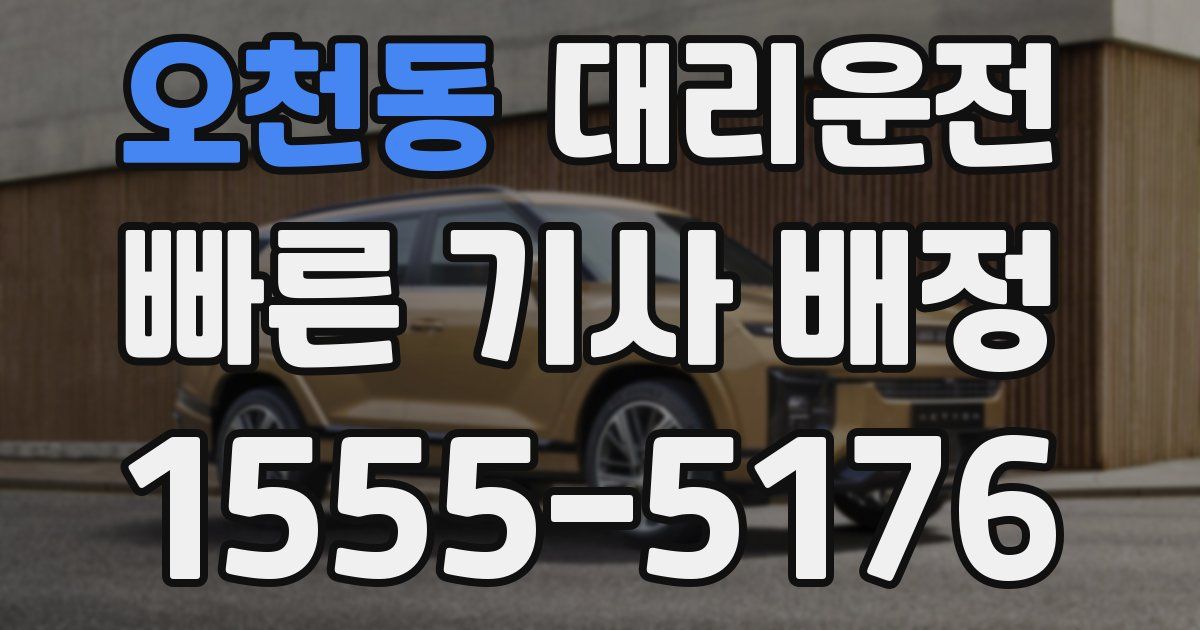 일일대리기사