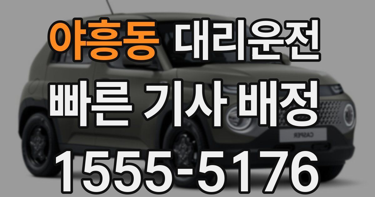 일일대리기사