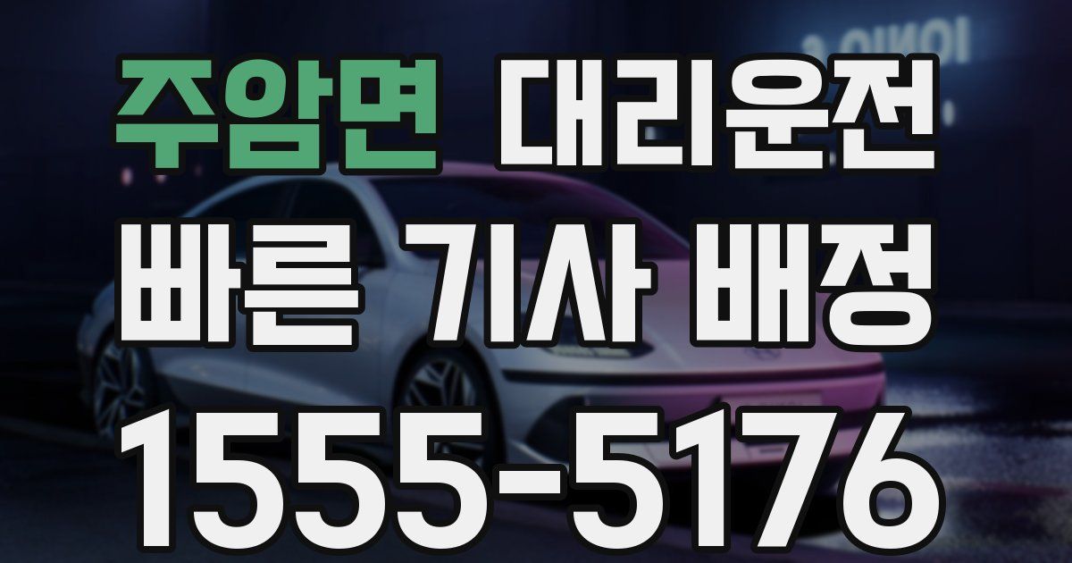 일일대리기사