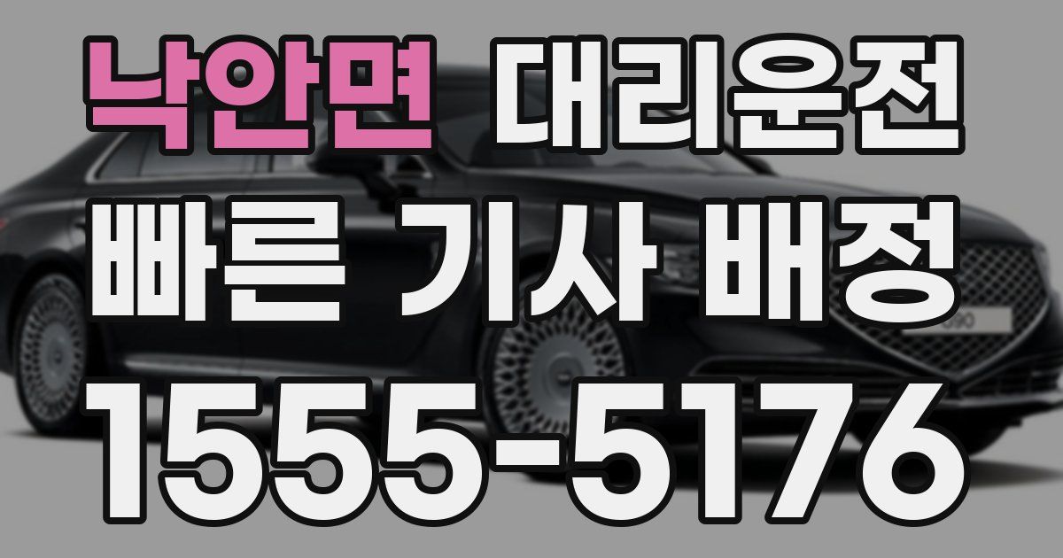 일일대리기사