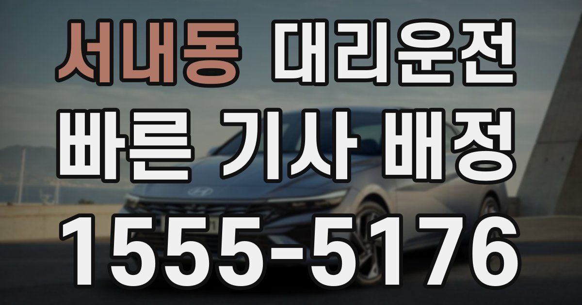 일일대리기사