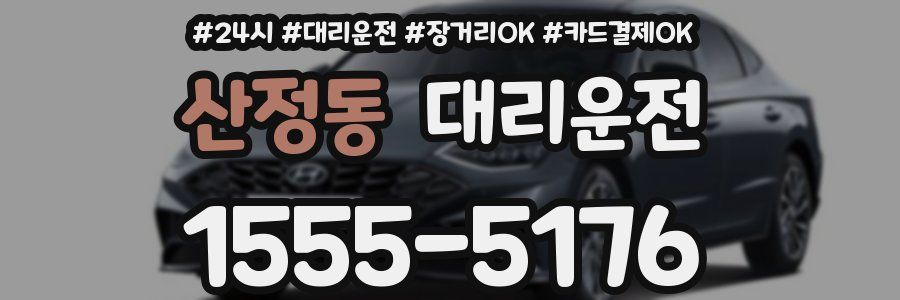 산정동 대리운전