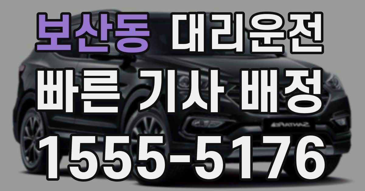 일일대리기사
