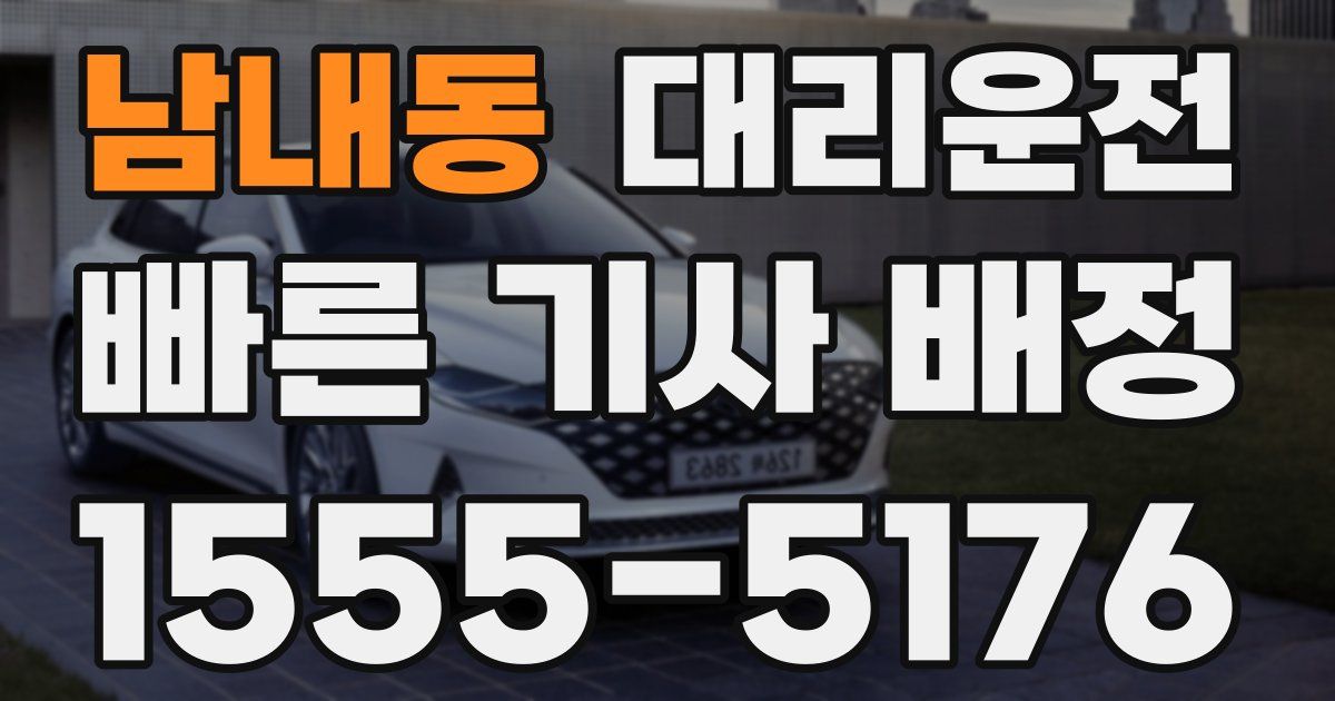 일일대리기사