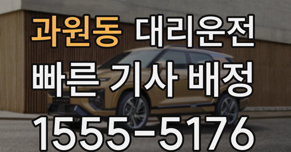 일일대리기사