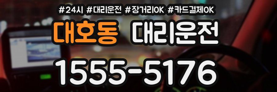 대호동 대리운전
