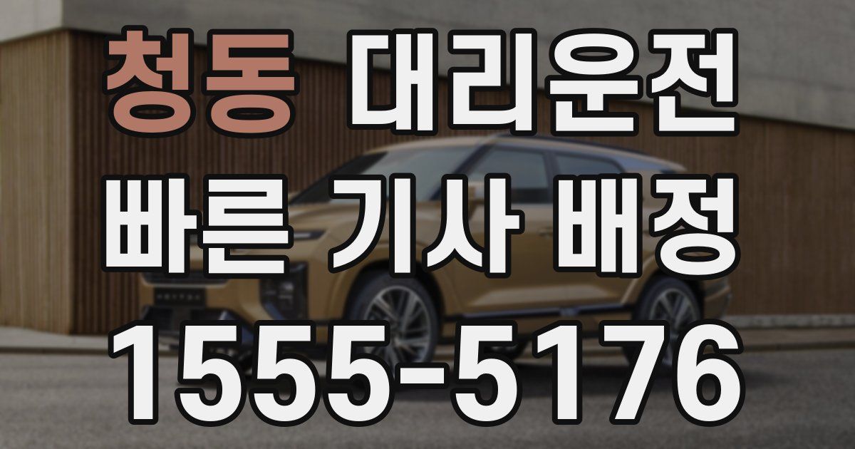 일일대리기사