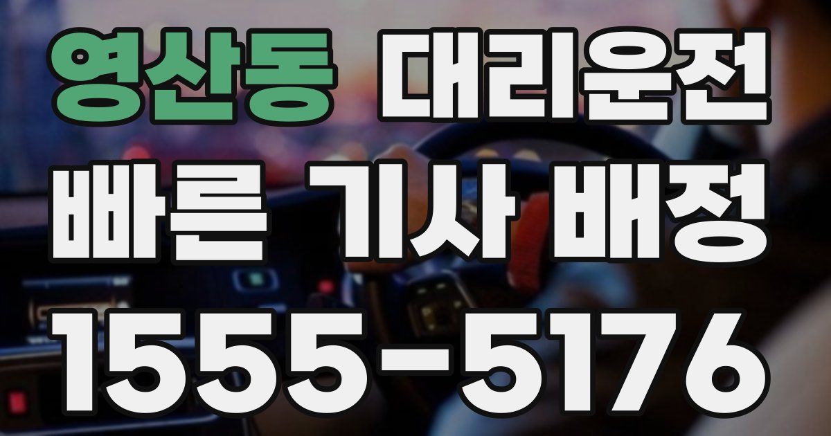 일일대리기사