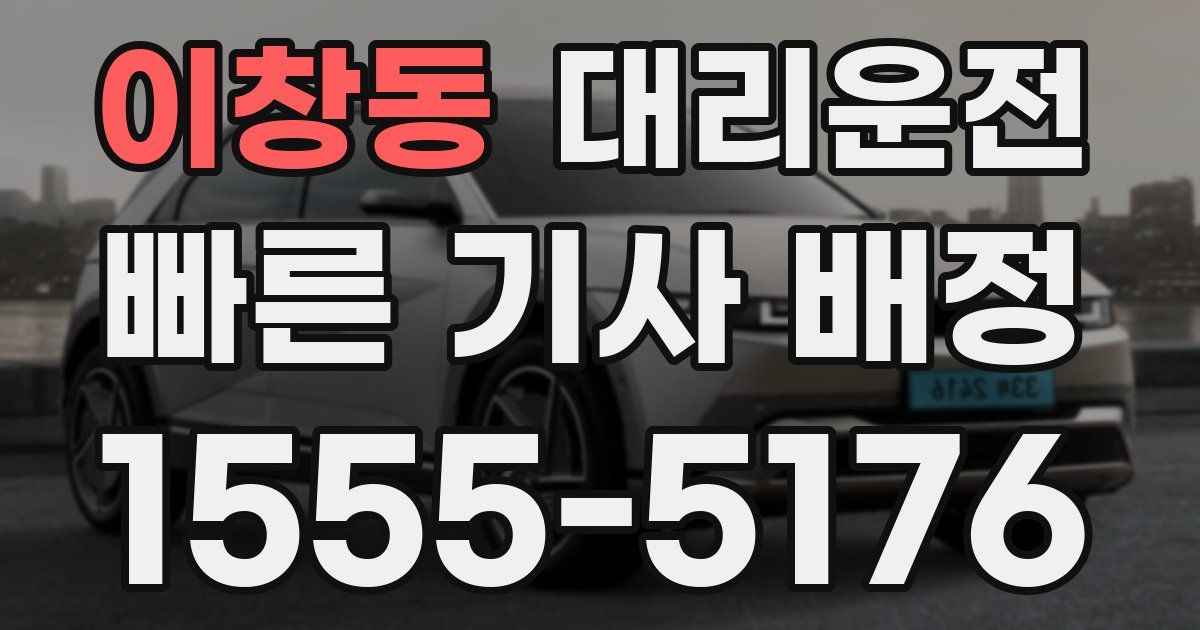 일일대리기사