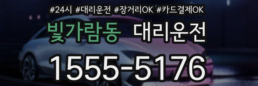 빛가람동 대리운전