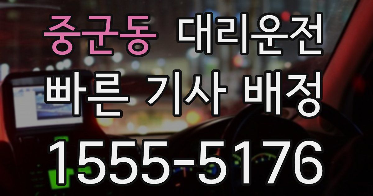 일일대리기사