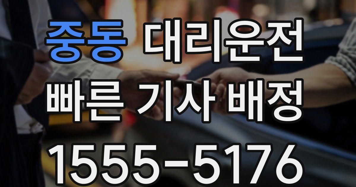 일일대리기사