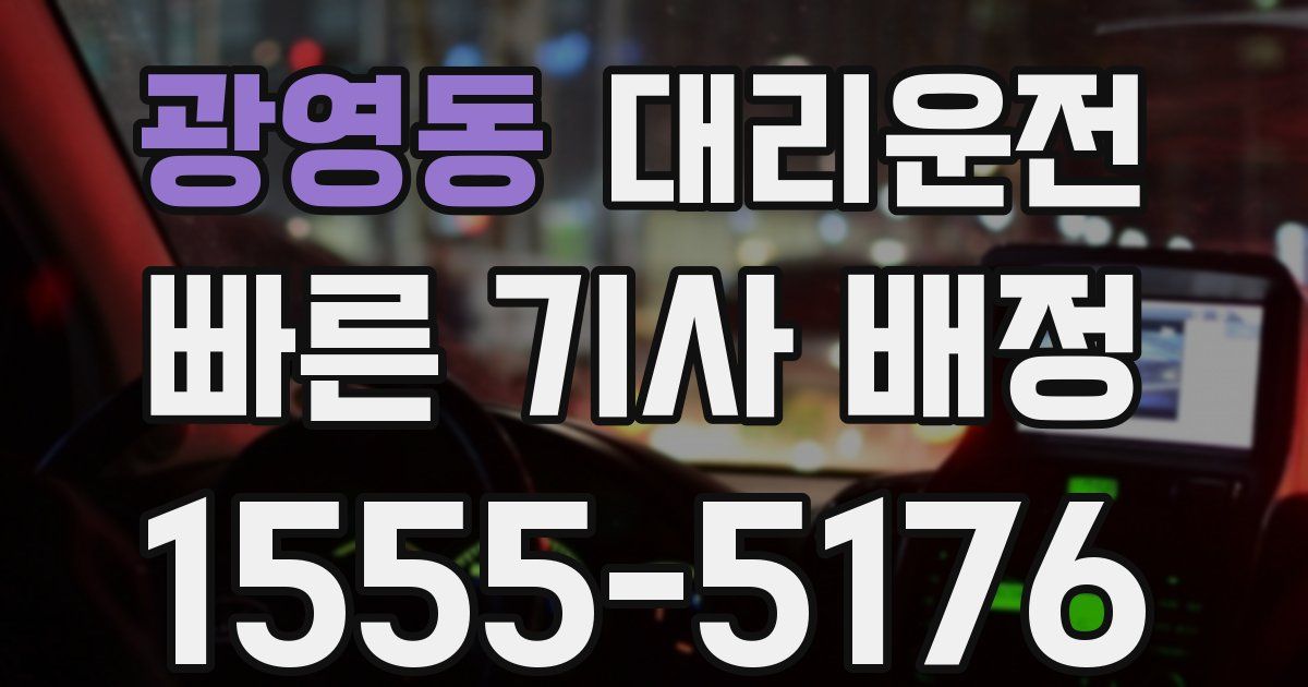 일일대리기사