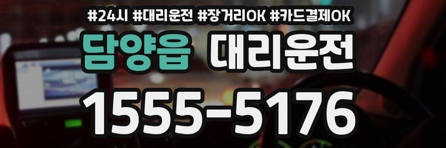 담양읍 대리운전
