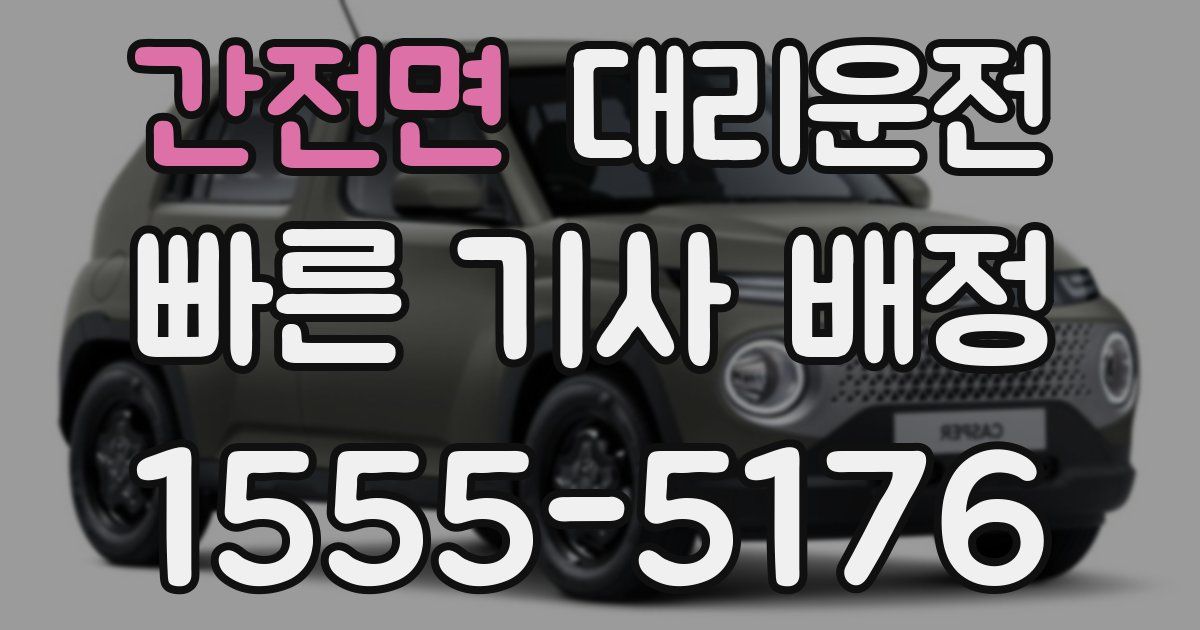 일일대리기사