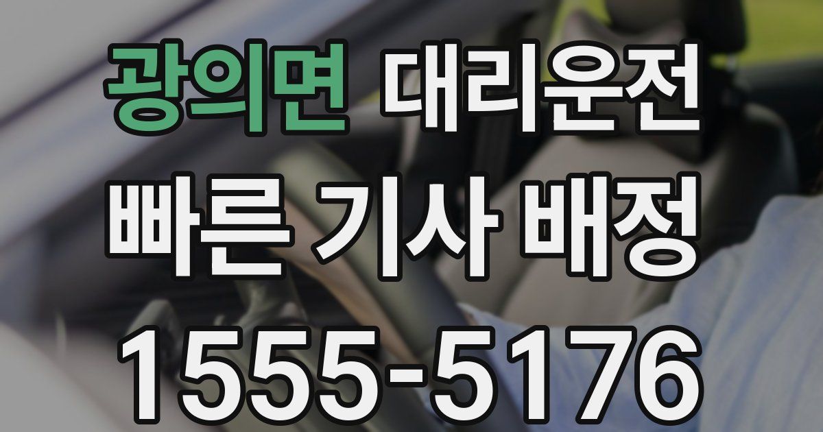 일일대리기사