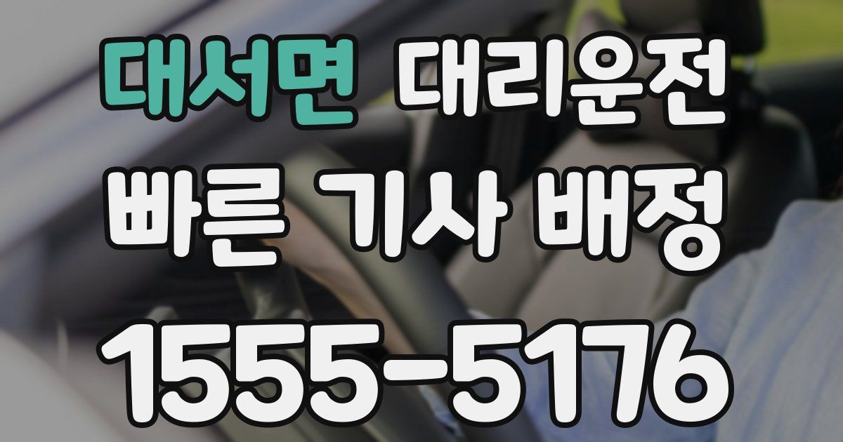 일일대리기사