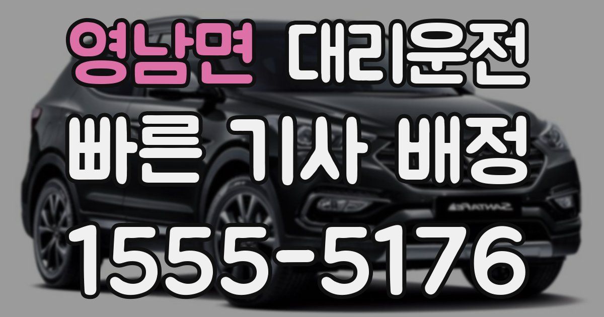 일일대리기사