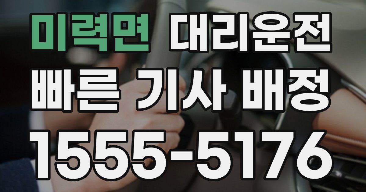 일일대리기사