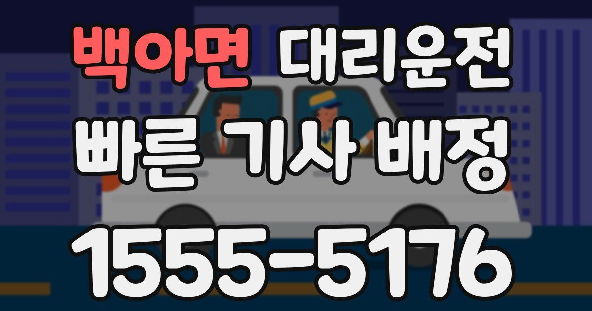 일일대리기사
