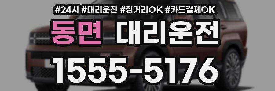 동면 대리운전
