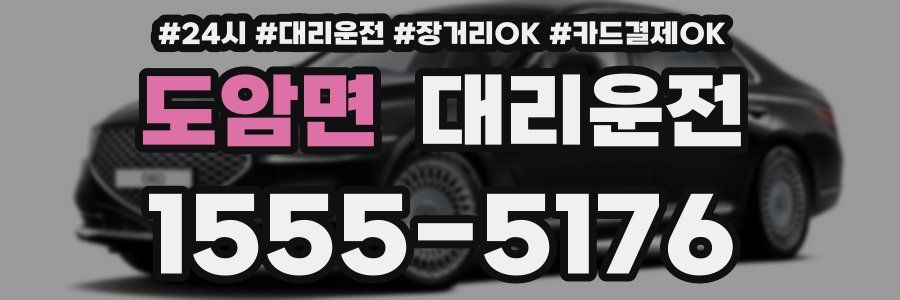 도암면 대리운전