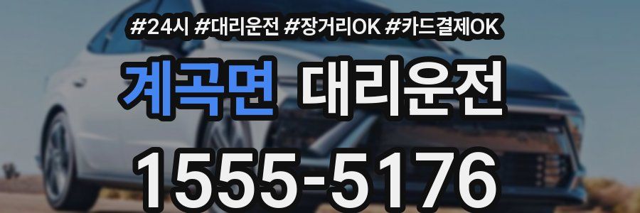 계곡면 대리운전