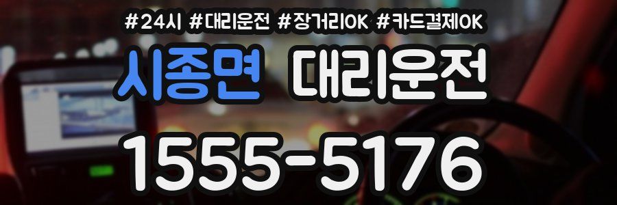 시종면 대리운전