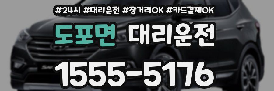 도포면 대리운전