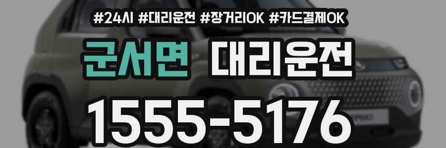 군서면 대리운전