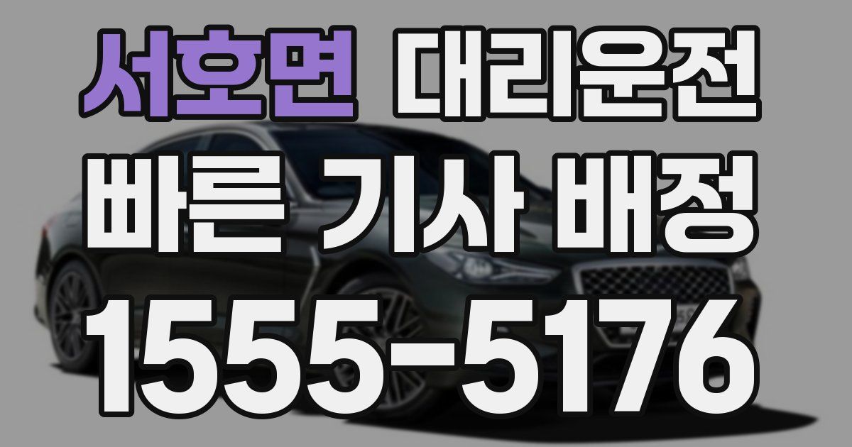 일일대리기사