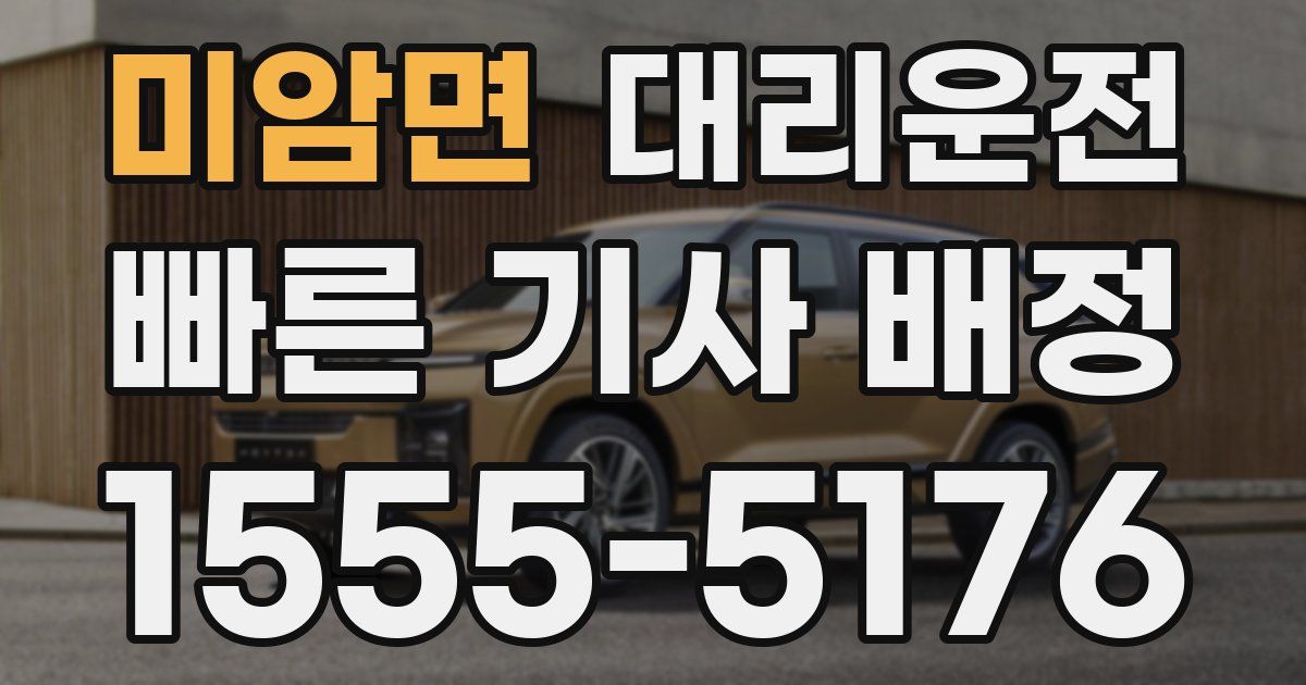 일일대리기사