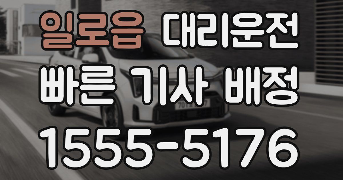 일일대리기사