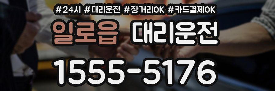 일로읍 대리운전