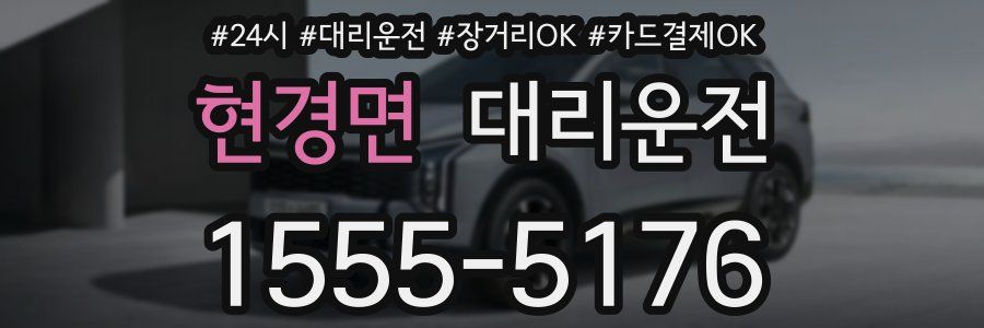현경면 대리운전