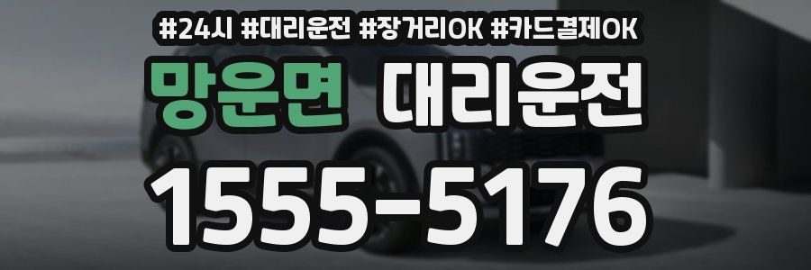 망운면 대리운전