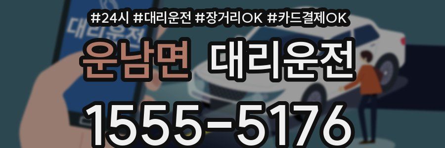 운남면 대리운전