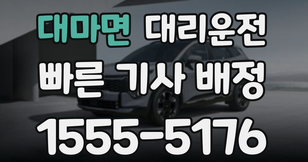 일일대리기사