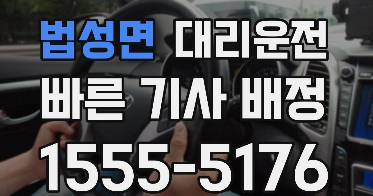 일일대리기사